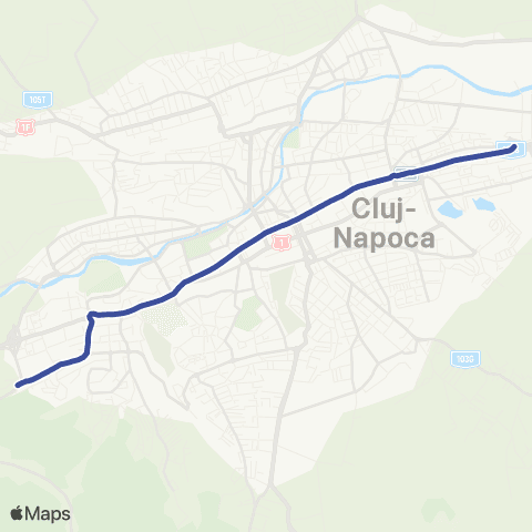 CTP Cluj Str. Bucium - Str. Aurel Vlaicu map