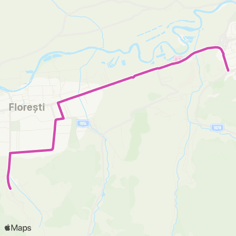 CTP Cluj Bucium - Floresti Cetate map