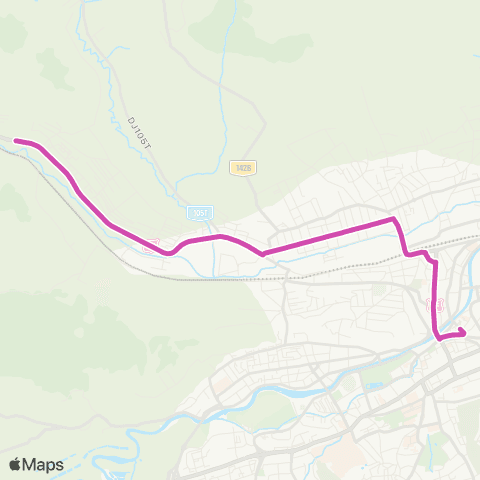 CTP Cluj P-ta M.Viteazul - Comuna Baciu map