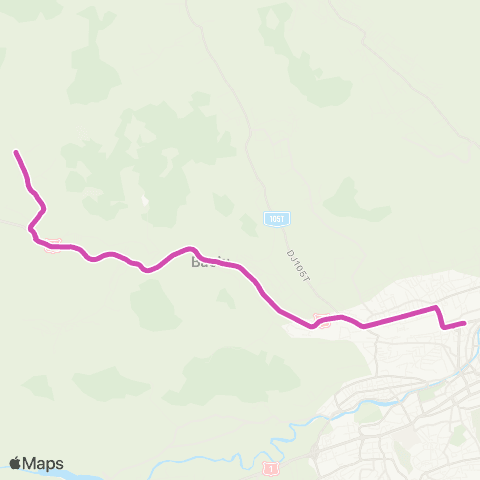 CTP Cluj P-ta Garii - Baciu / Mera map