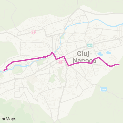 CTP Cluj Grigorescu - Soporului map