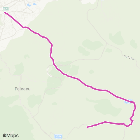 CTP Cluj Posada - Aiton - Rediu map