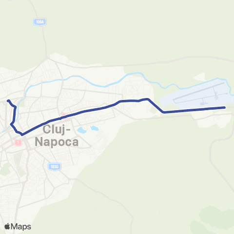 CTP Cluj P-ta Garii - Traian Vuia map