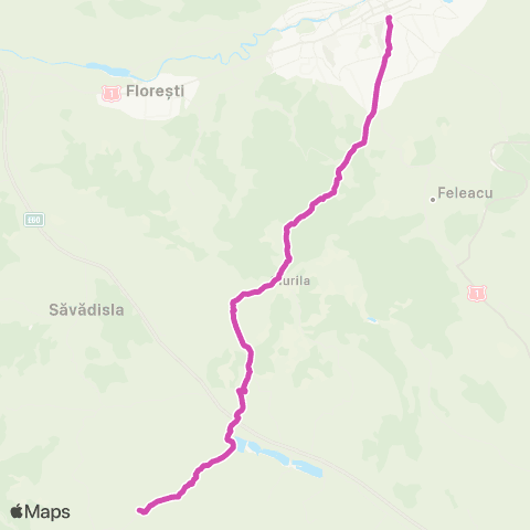 CTP Cluj Cluj-N – Filea de Jos – Filea de Sus map
