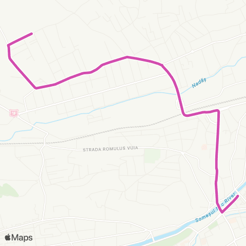 CTP Cluj P-ta Mihai Viteazu - Dambu Rotund map