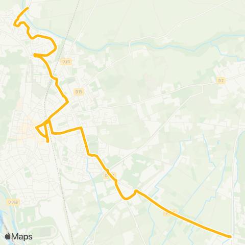 CmonBus La Canaù / Vidauque map