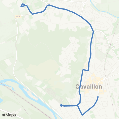 CmonBus Scolaire Ligne 1 map