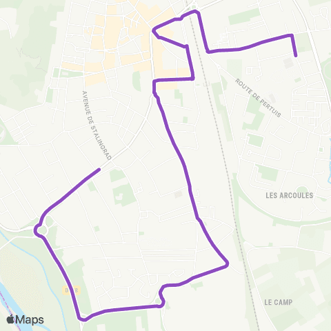 CmonBus Scolaire Ligne 4 map