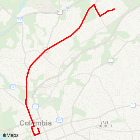 The Comet North Main map