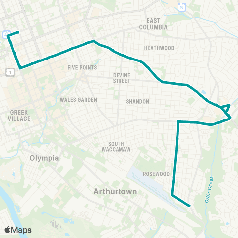 The Comet Millwood map