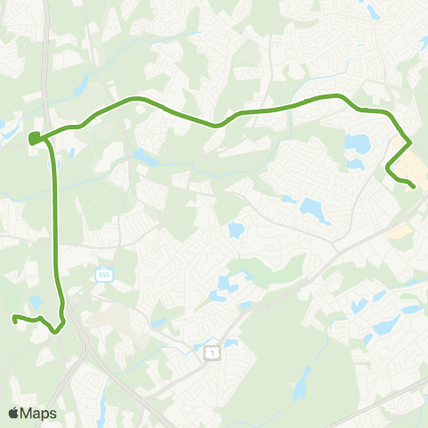 The Comet Killian / Clemson Local map