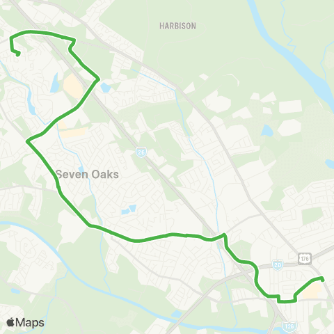 The Comet St Andrews Local map
