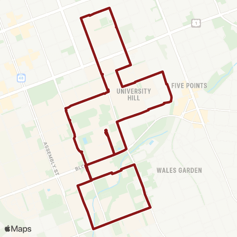 USC Transit Evening 1 map