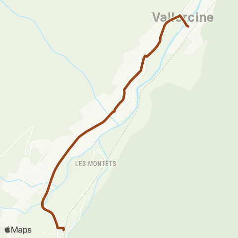 Chamonix Mobilité Vallorcine Barberine / Le  Buet map
