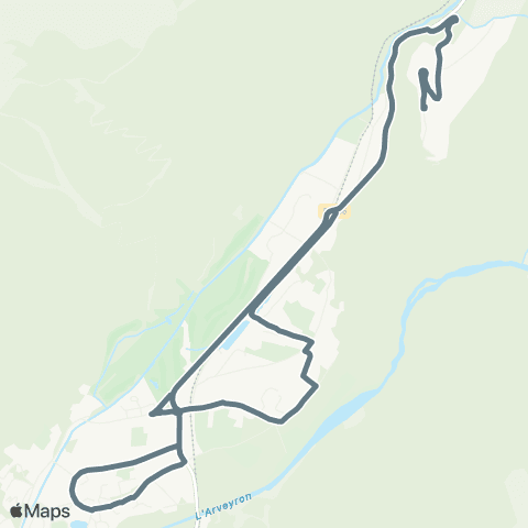 Chamonix Mobilité Les Praz Flégère / Lanchettes / Îlettes / Les Praz map