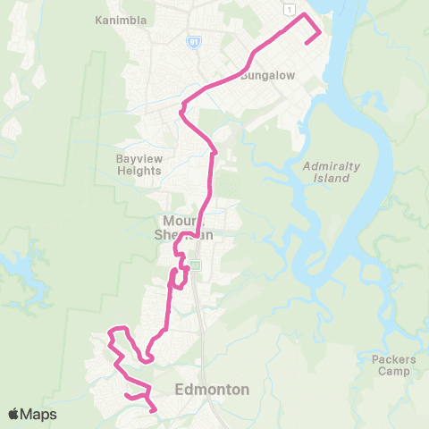 Kinetic City - Edmonton via Mt Sheridan / Timberlea map