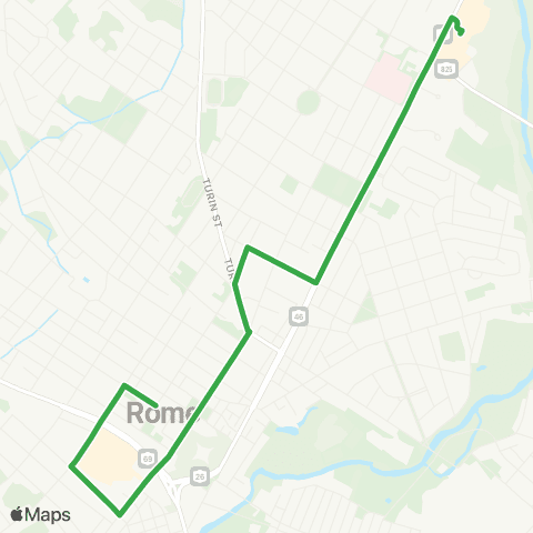 Centro Rome Black River Blvd map