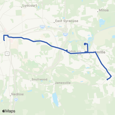 Centro Syracuse Manlius map