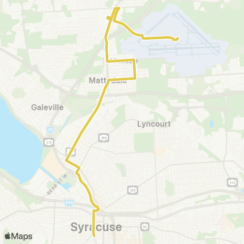 Centro Syracuse Mattydale map
