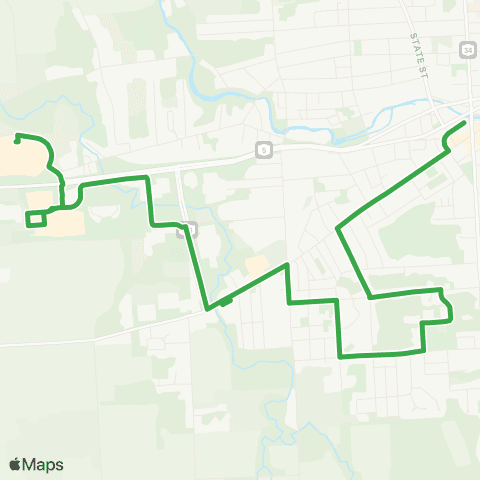 Centro Auburn West Genesee map