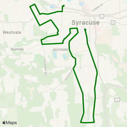 Centro Syracuse Warren St map