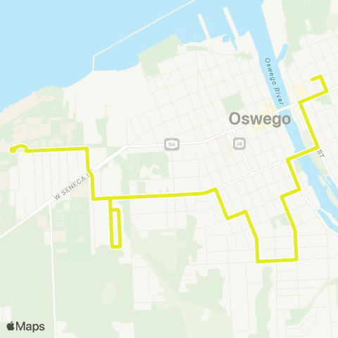 Centro Oswego Sunrise West map