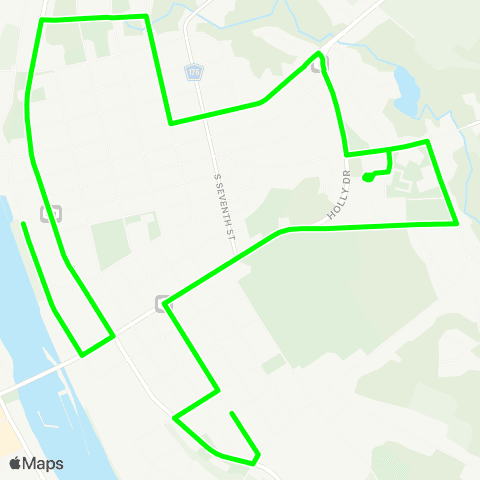 Centro Oswego Fulton - East map