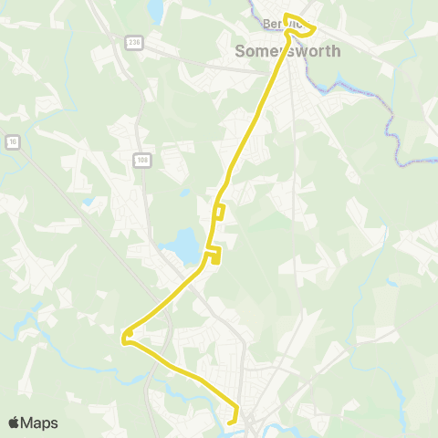 COAST 1 Dover / Somersworth / Berwick map