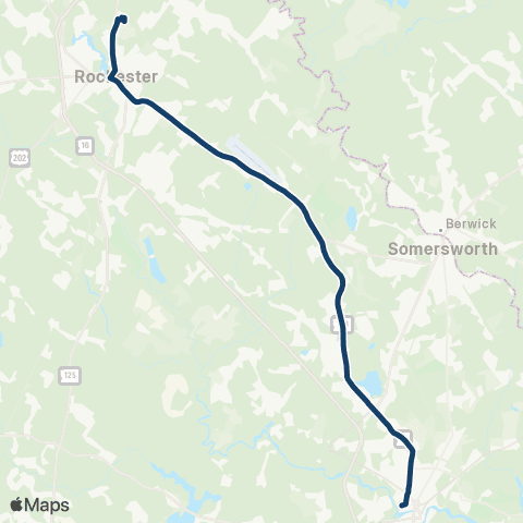 COAST 12 Rochester / Somersworth / Dover map