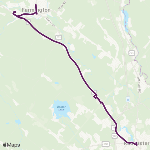 COAST 6 Farmington / Rochester map