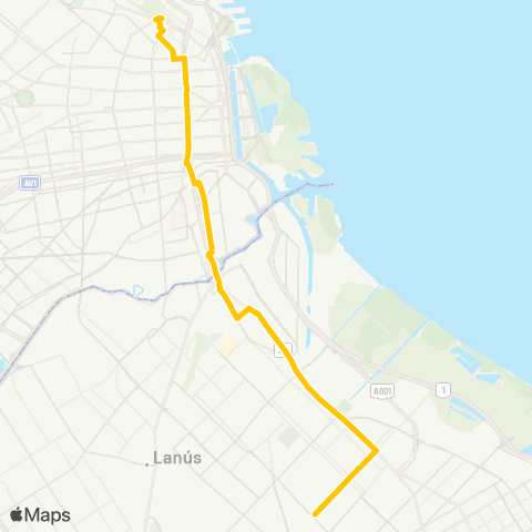 Ciudad de Buenos Aires Linea 17 S.A. map