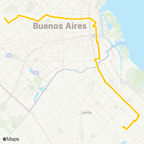 Ciudad de Buenos Aires Emp.Transp.Autom.De Pasajeros S.A.C.I.F. map