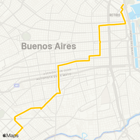 Ciudad de Buenos Aires Transportes Rio Grande S.A.C.I.F. map
