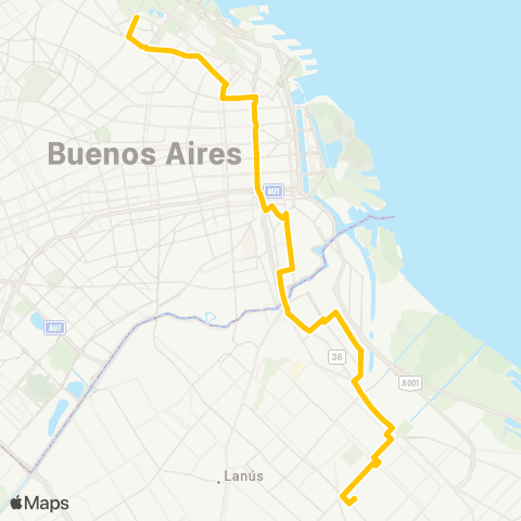 Ciudad de Buenos Aires Linea 10 S.A. map