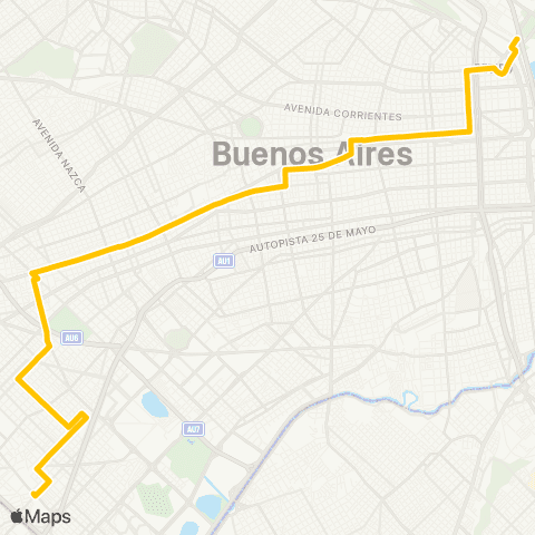 Ciudad de Buenos Aires Transportes Rio Grande S.A.C.I.F. map