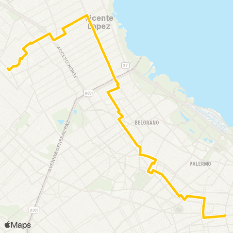 Ciudad de Buenos Aires Microomnibus Saavedra S.A.T.A.C.I. map