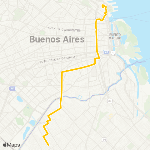 Ciudad de Buenos Aires General Tomas Guido S.A.C.I.F. map
