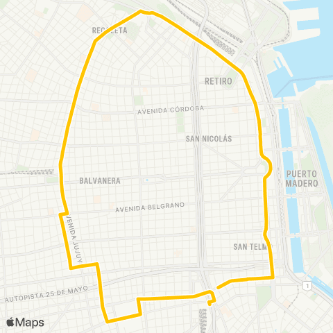 Ciudad de Buenos Aires La Central de Vicente Lopez S.A. map