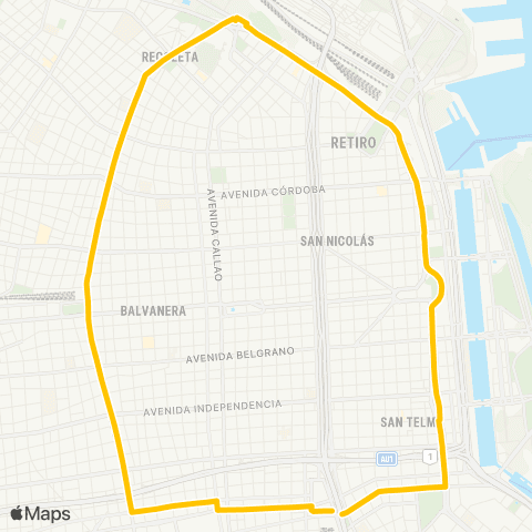 Ciudad de Buenos Aires La Central de Vicente Lopez S.A. map