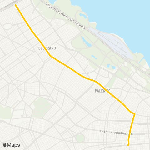 Ciudad de Buenos Aires Transportes Sesenta y Ocho S.R.L. map