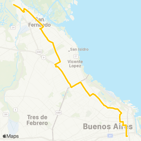 Ciudad de Buenos Aires Micro Omnibus Norte S.A. map