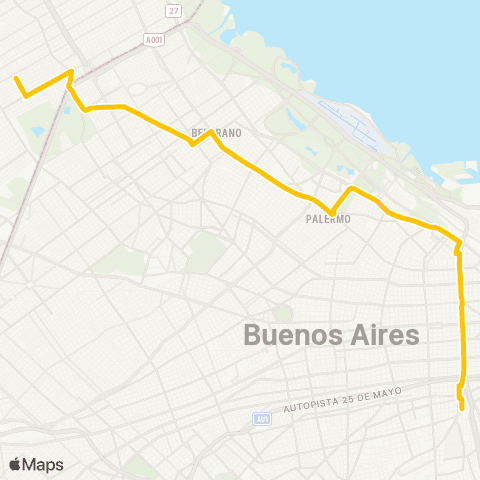 Ciudad de Buenos Aires Transportes del Tejar S.A. map