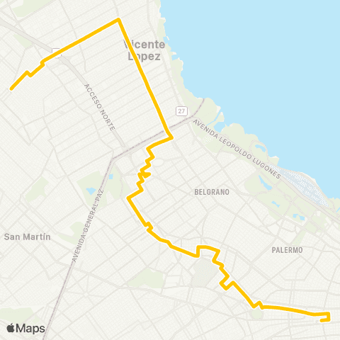 Ciudad de Buenos Aires Linea 71 S.A. map