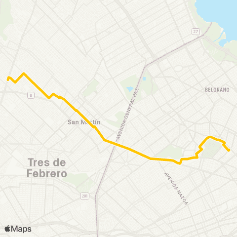 Ciudad de Buenos Aires Los Constituyentes S.A.T. map