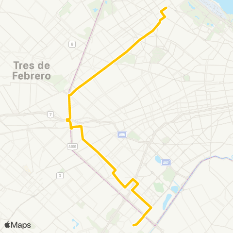 Ciudad de Buenos Aires Transportes Nueva Chicago C.I.S.A. map