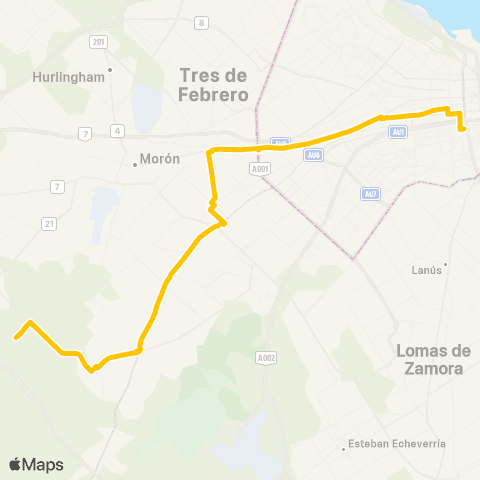 Ciudad de Buenos Aires Transporte Ideal San Justo S.A. map