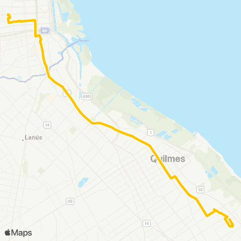 Ciudad de Buenos Aires Expreso Quilmes S.A. map