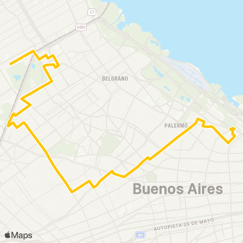 Ciudad de Buenos Aires General Pueyrredon S.A.T.C.I. map