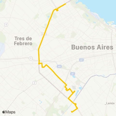 Ciudad de Buenos Aires Transporte Larrazabal C.I.S.A. map