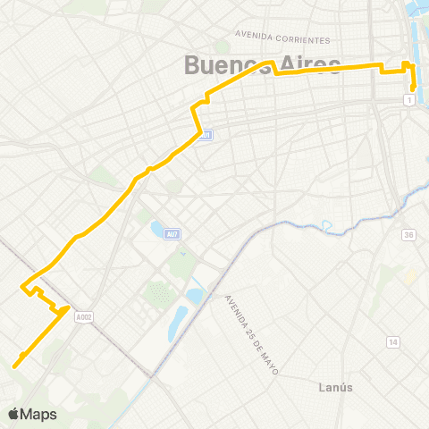 Ciudad de Buenos Aires Transportes Quirno Costa S.A.C.I. map